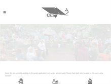 Tablet Screenshot of campkita.com